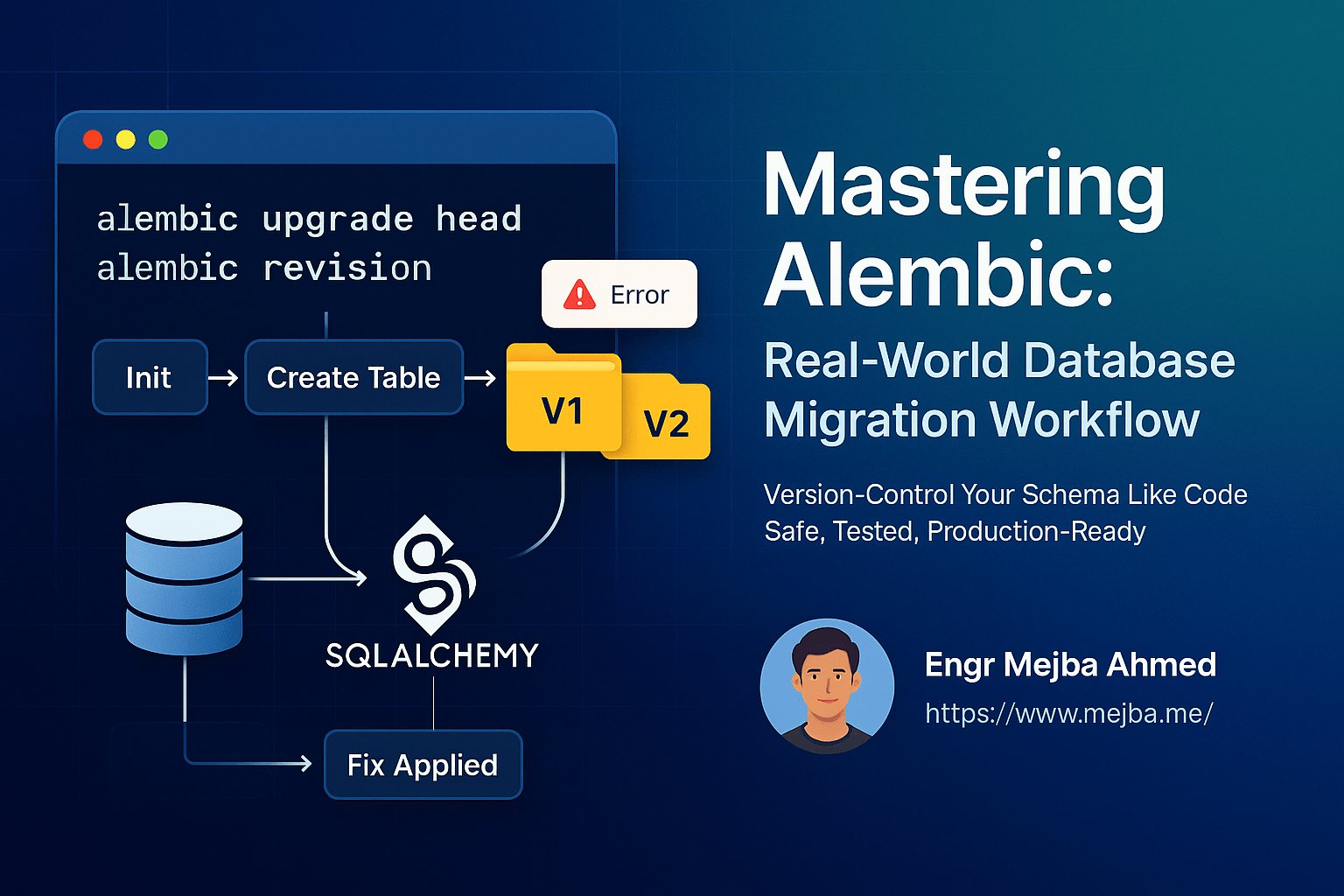 Alembic Migration Workflow: Full Setup Guide, Commands, and Fixes for Common Errors