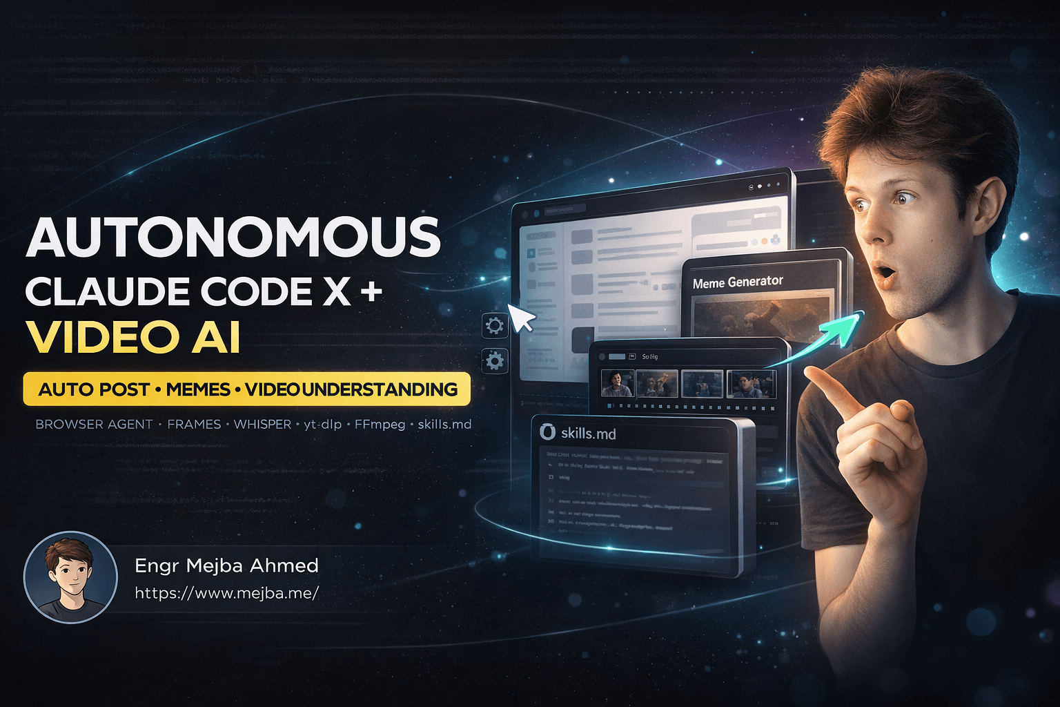 Training Claude Code for Autonomous X Posting & Video AI