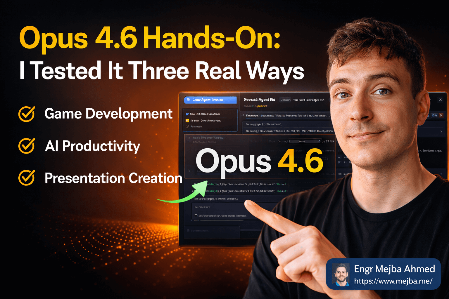Opus 4.6 Hands-On: I Tested It Three Real Ways