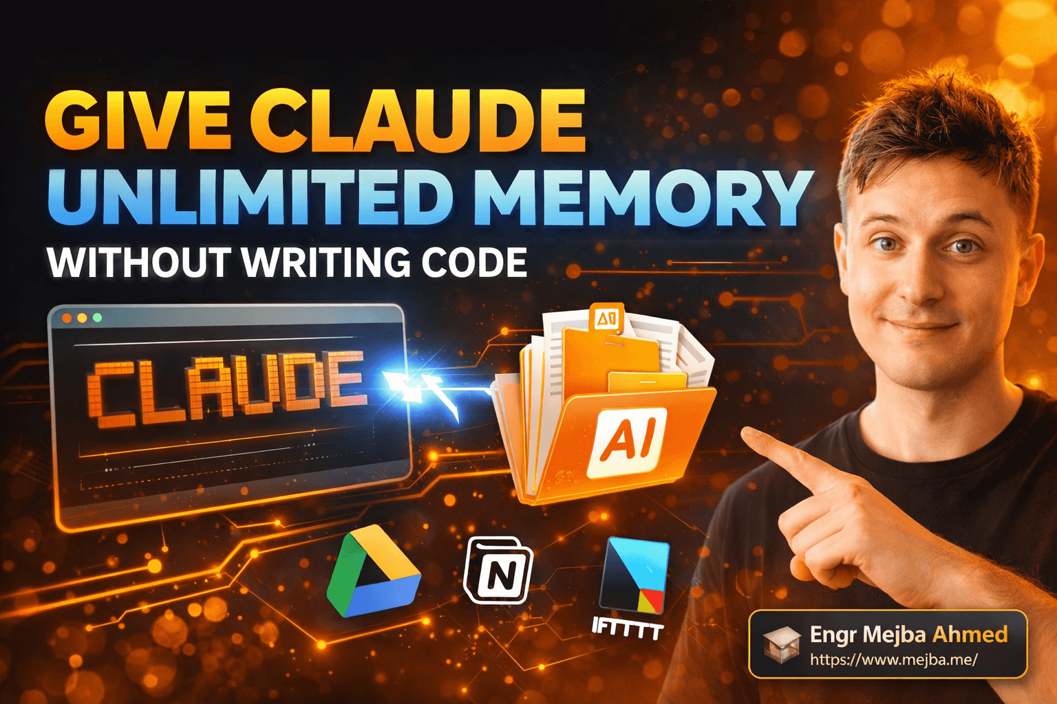 How to Give Claude Unlimited Memory Without Writing Code