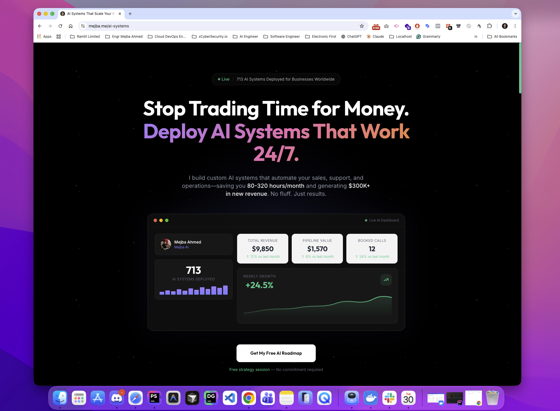 AI Systems Landing Page – High-Conversion Business Automation Platform
