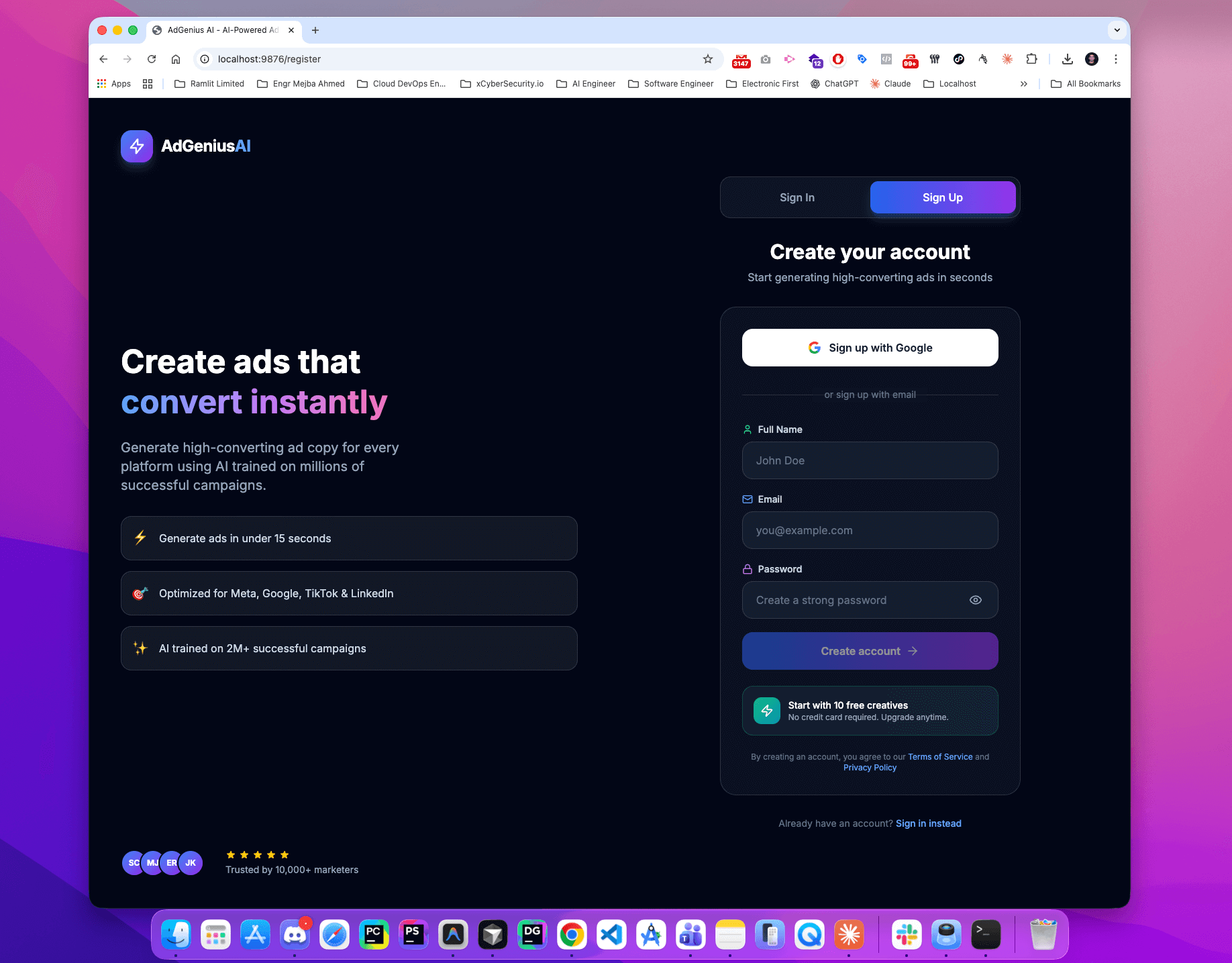 AdGenius AI - AI-Powered Ad Copy Generation Platform   - Screenshot 8