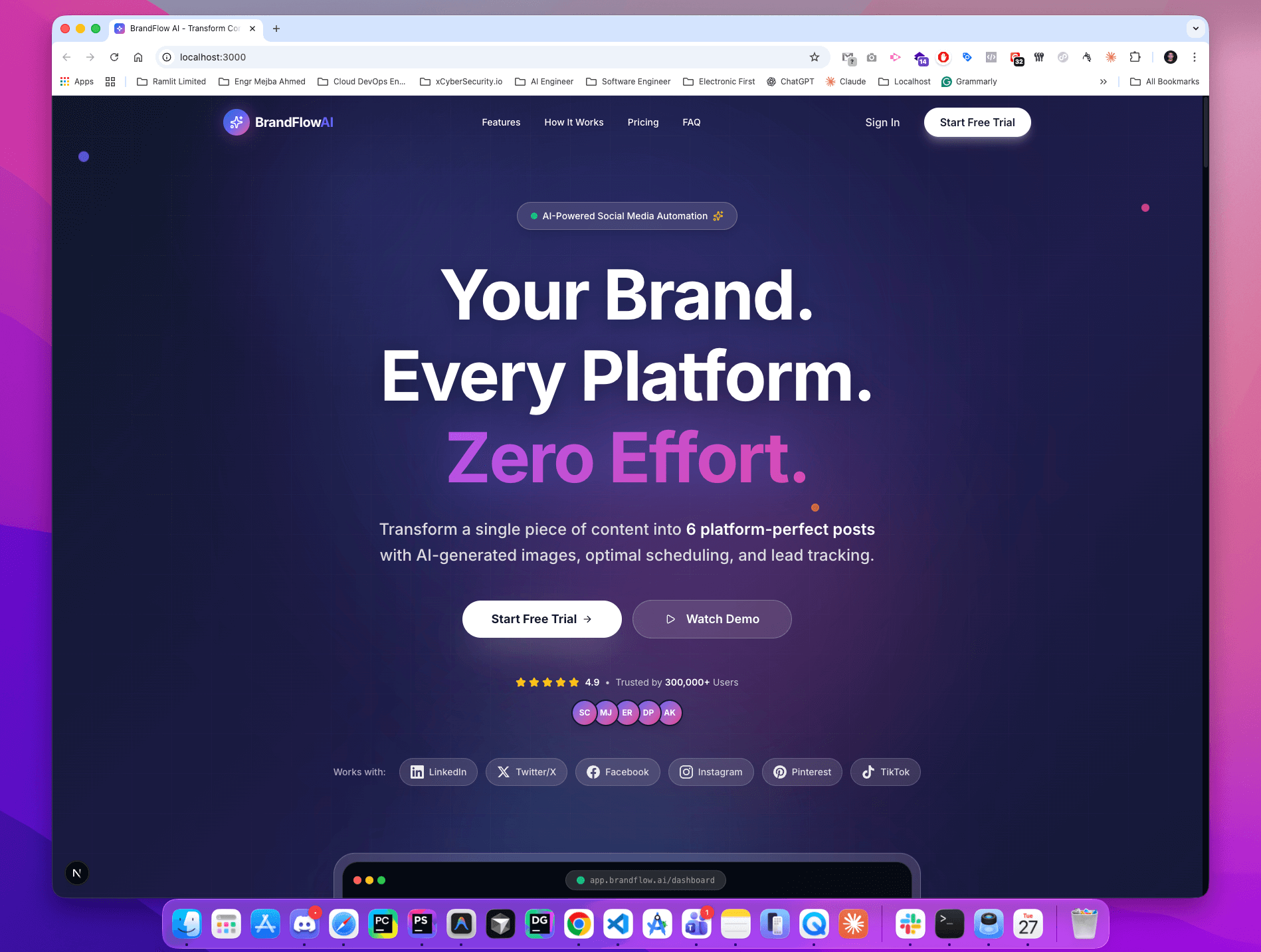  BrandFlow AI - Social Media Automation Platform - Screenshot 2