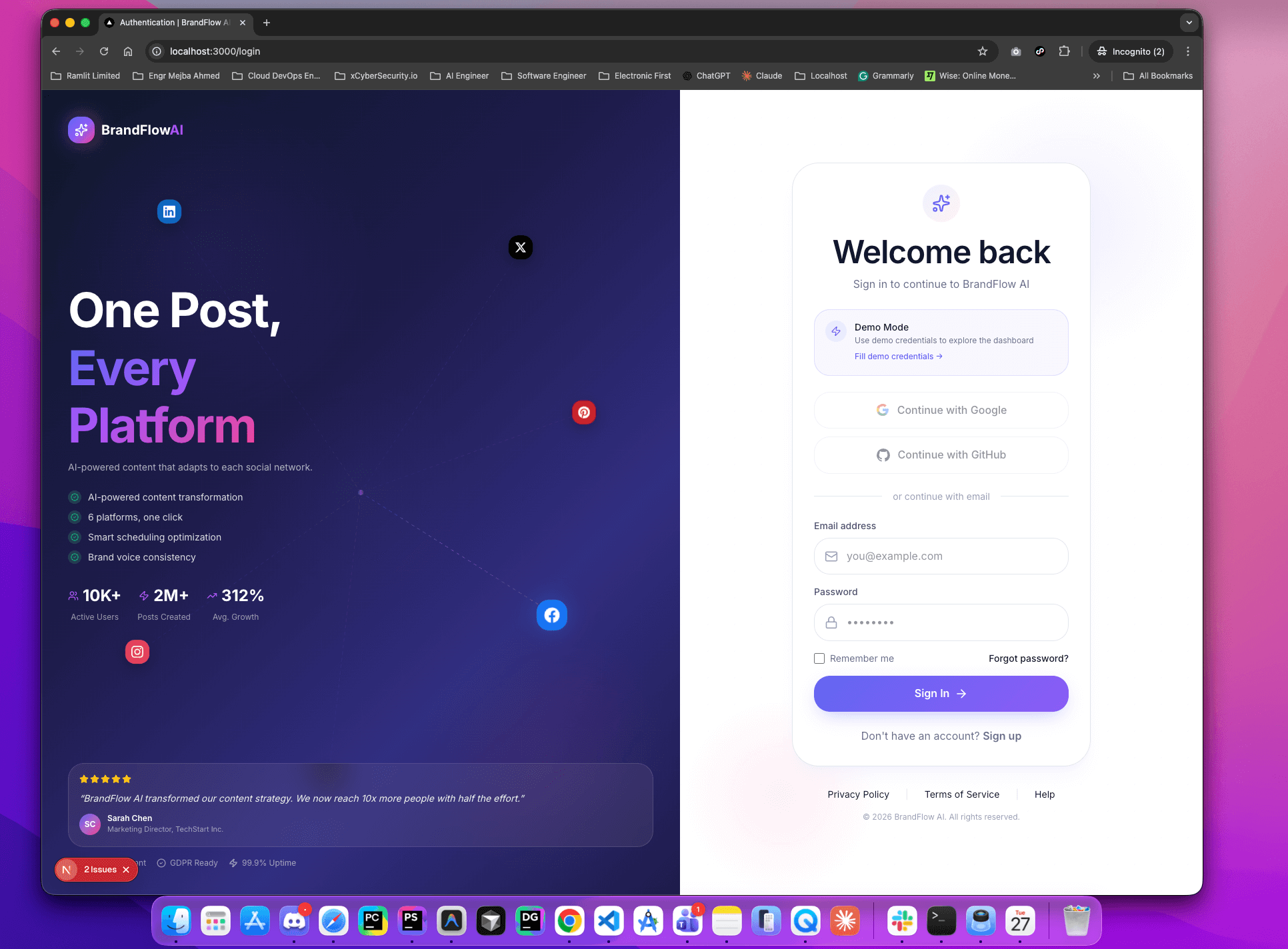  BrandFlow AI - Social Media Automation Platform - Screenshot 3