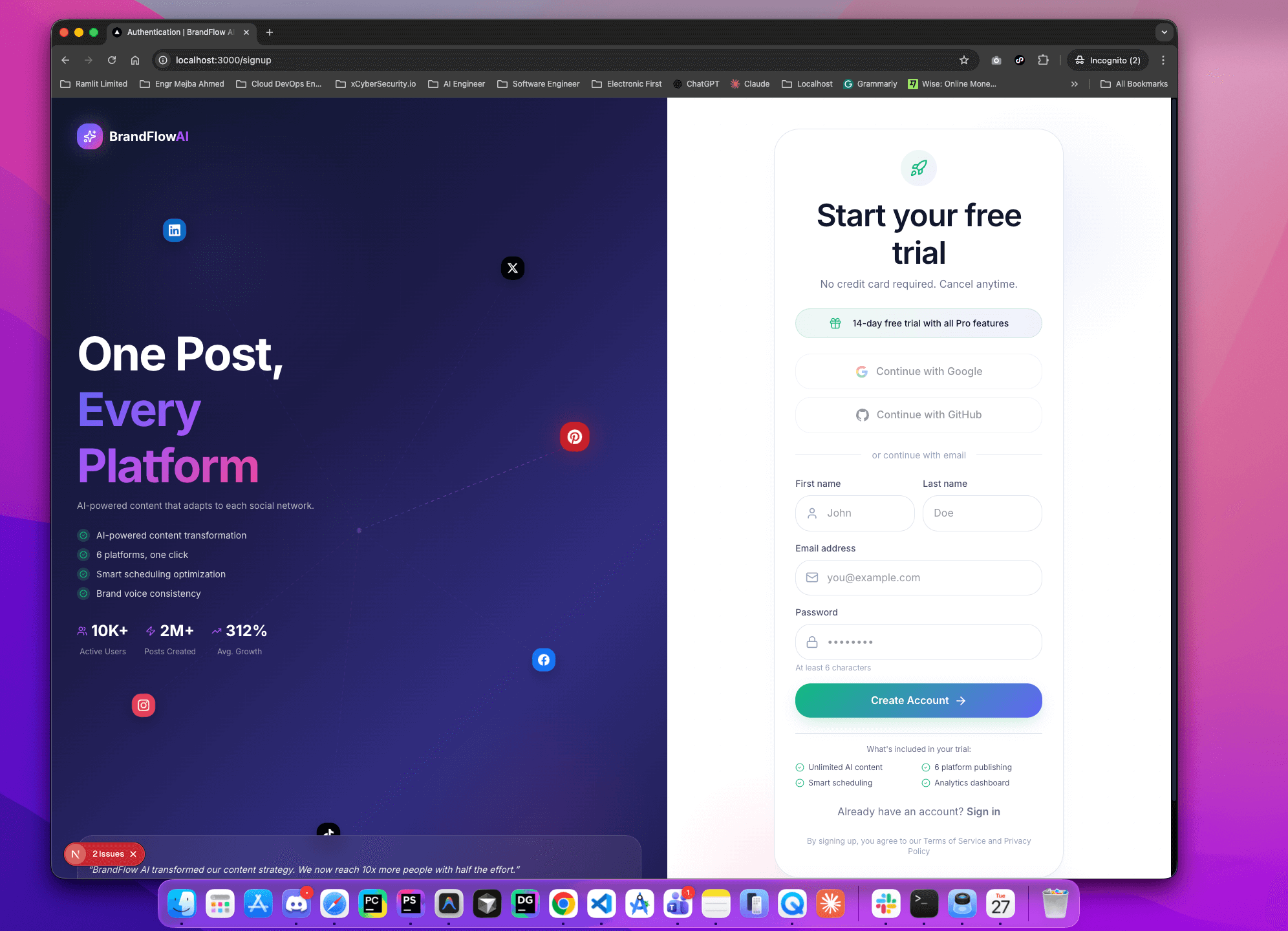  BrandFlow AI - Social Media Automation Platform - Screenshot 4
